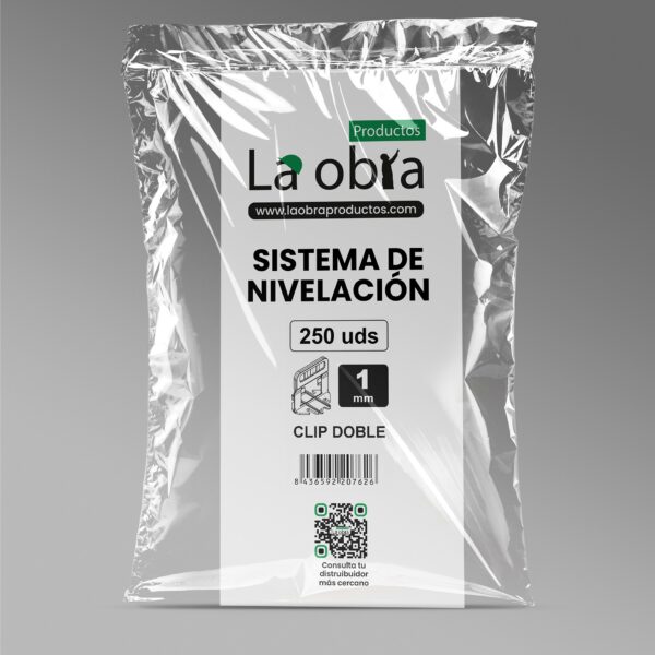 Base de Nivelación Doble Clip 1 mm