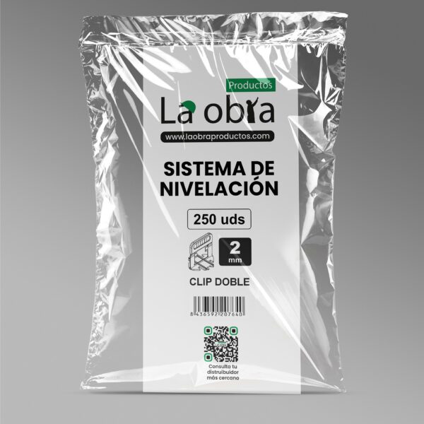 Base de Nivelación Doble Clip 2 mm
